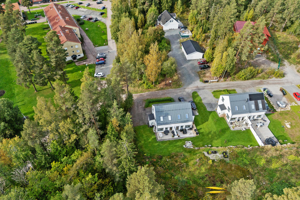 Vy över Höjdvägen 2A