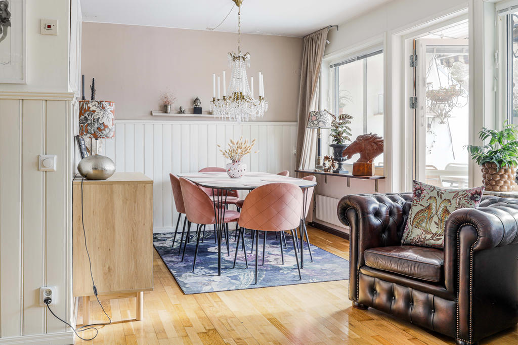 Utgång till den stora terrassen
