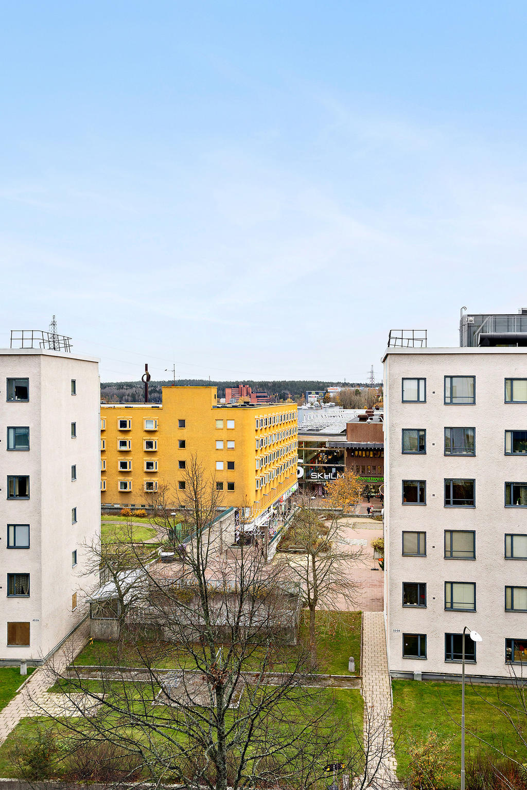 Utsikt från balkongen