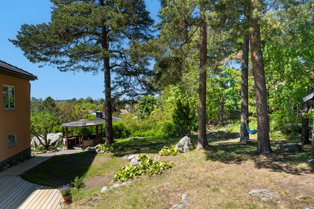 Trädgården mot väster