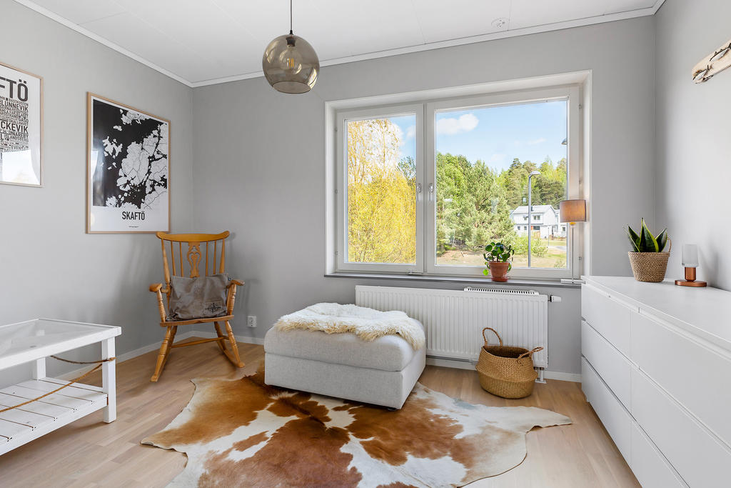 Vardagsrum på övre plan