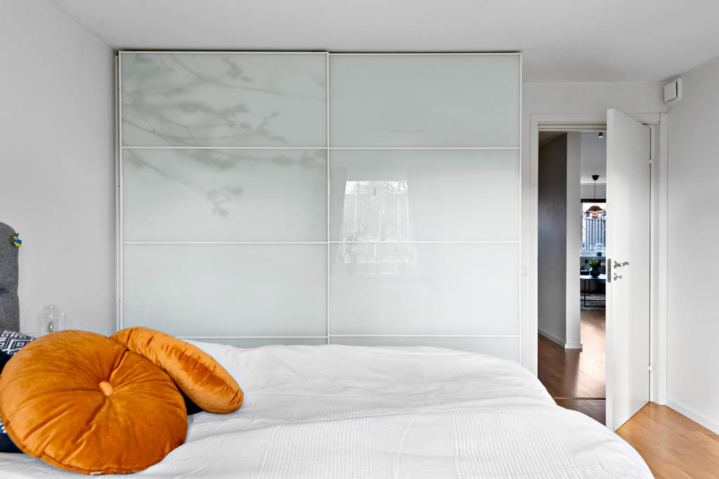 Sovrum med bra förvaring 