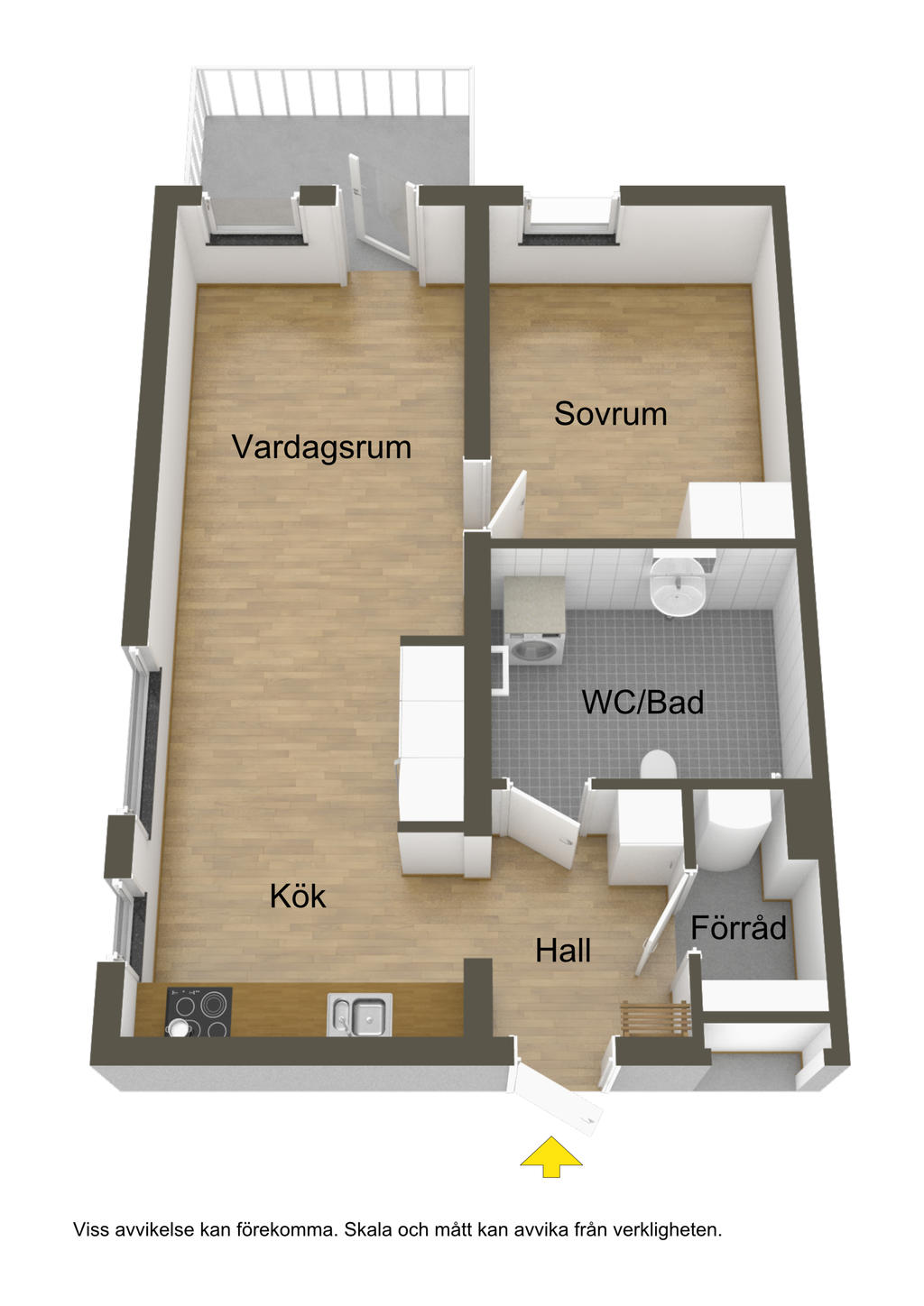 Planlösning 3 D
