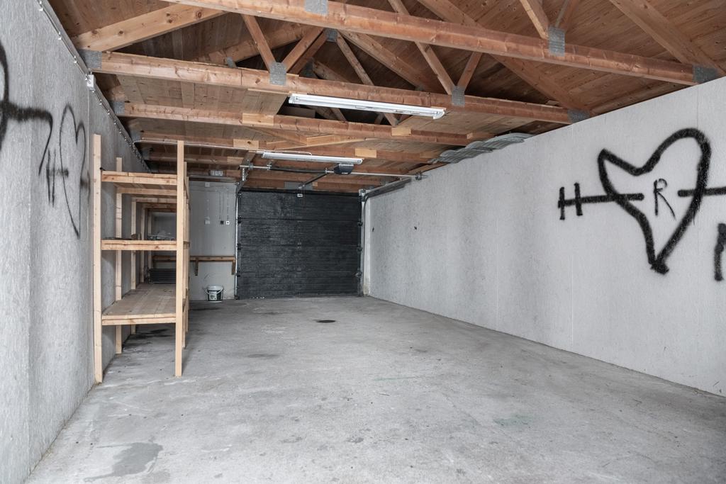Rymligt garage