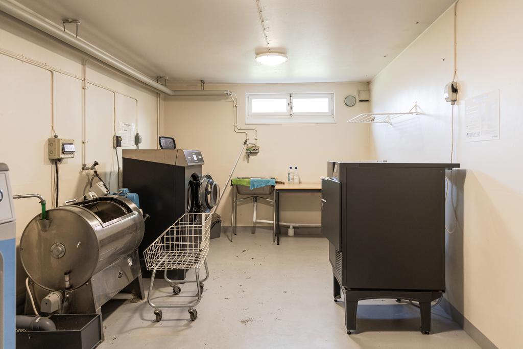 Tvättstuga i grannhuset