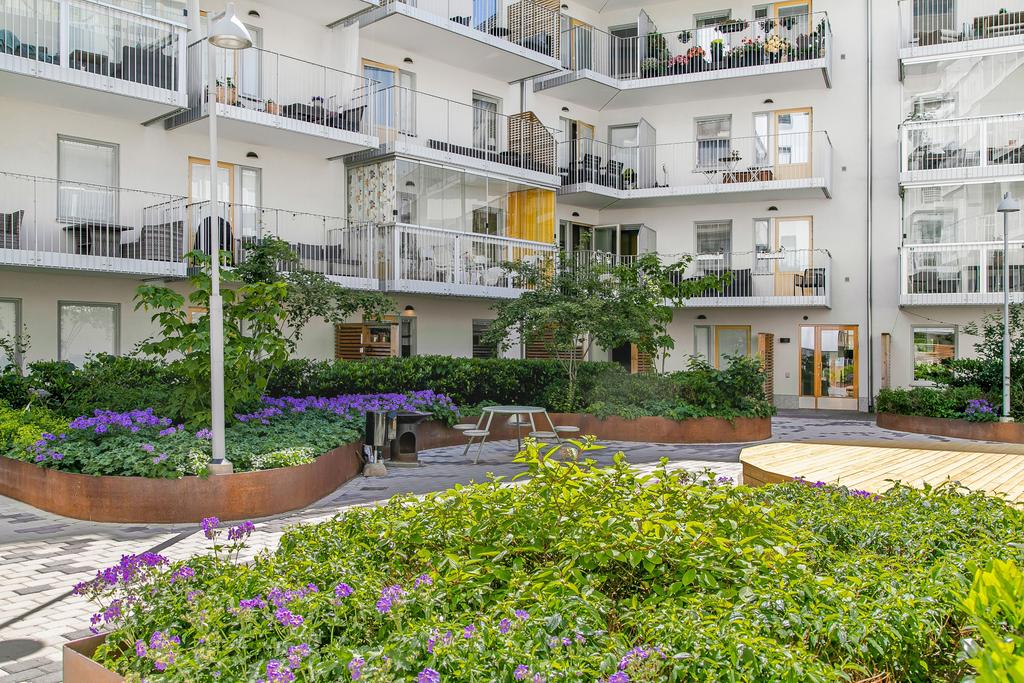 Fantastiskt fin innergård