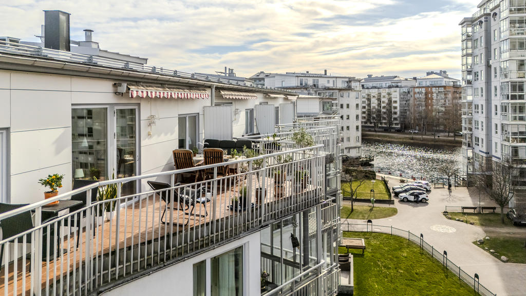 Terrassen i bra läge