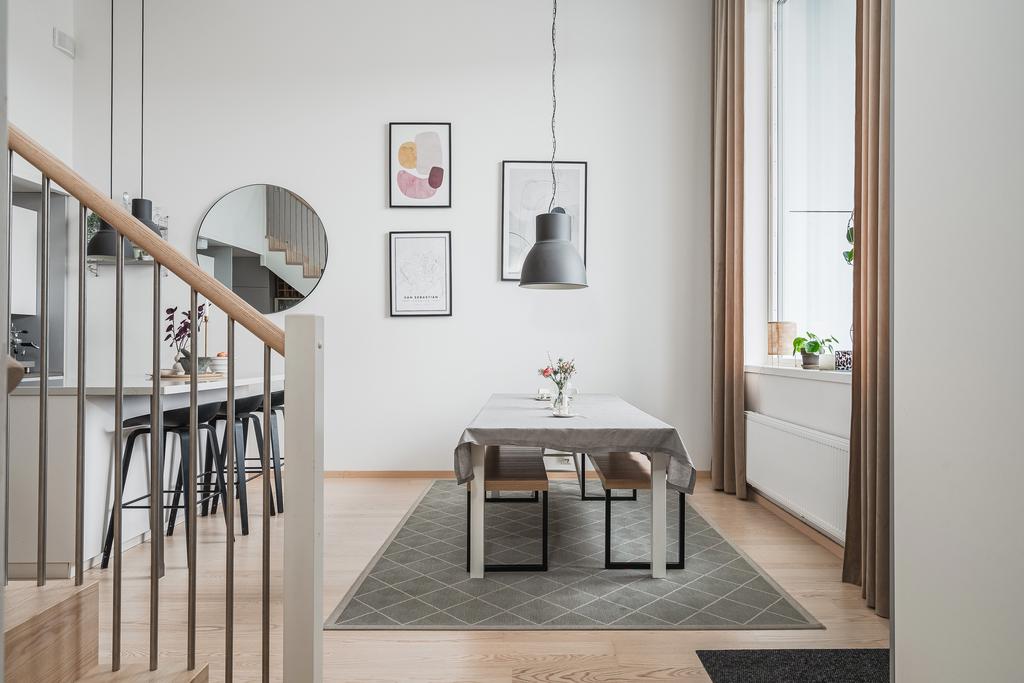 Matplats intill köket