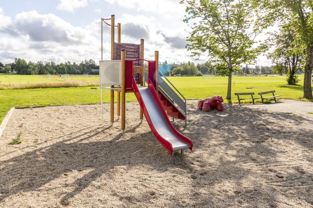 En av flera lekplatser