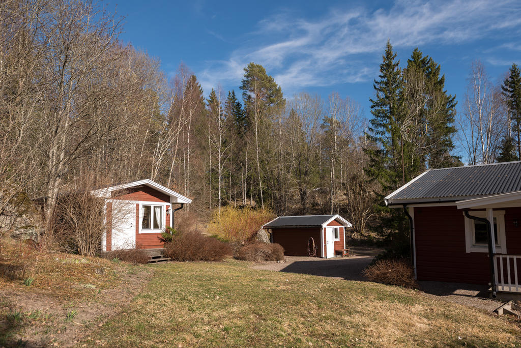 Del av trädgård.