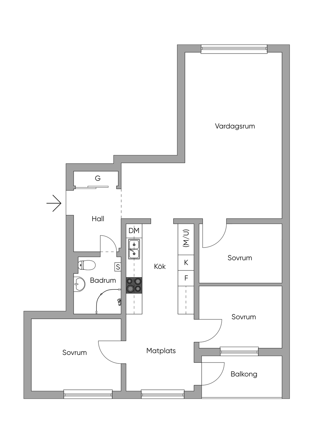 Alternativ planlösning