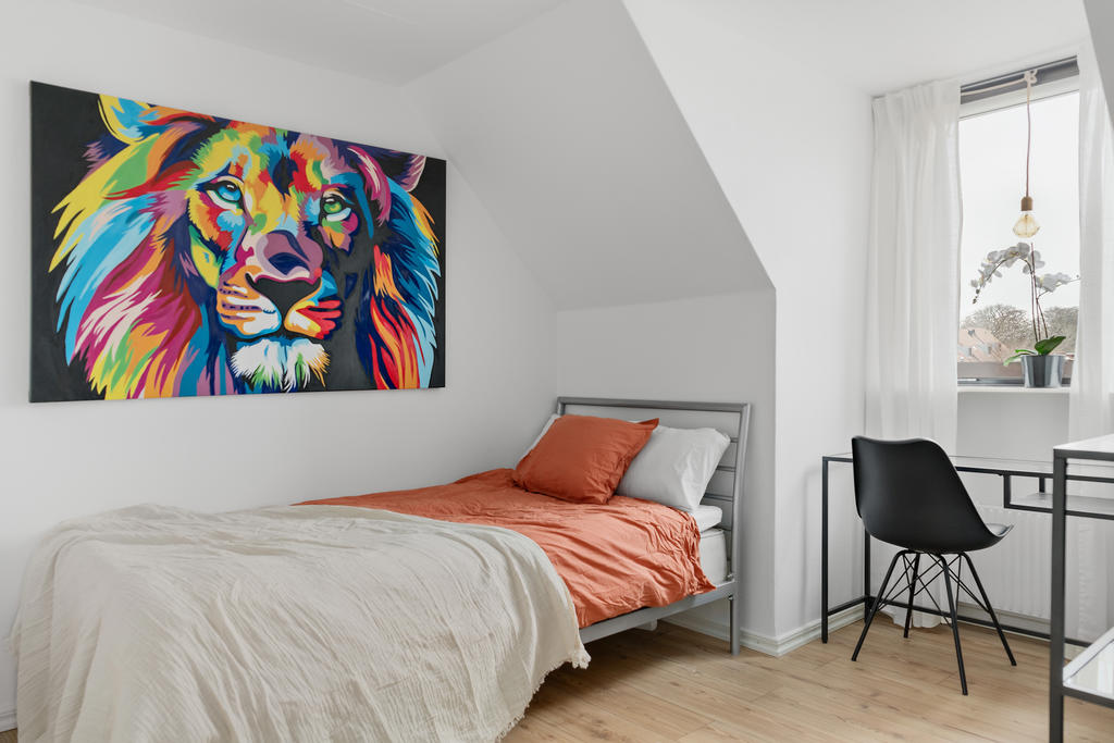 Bostadens tredje sovrum. 