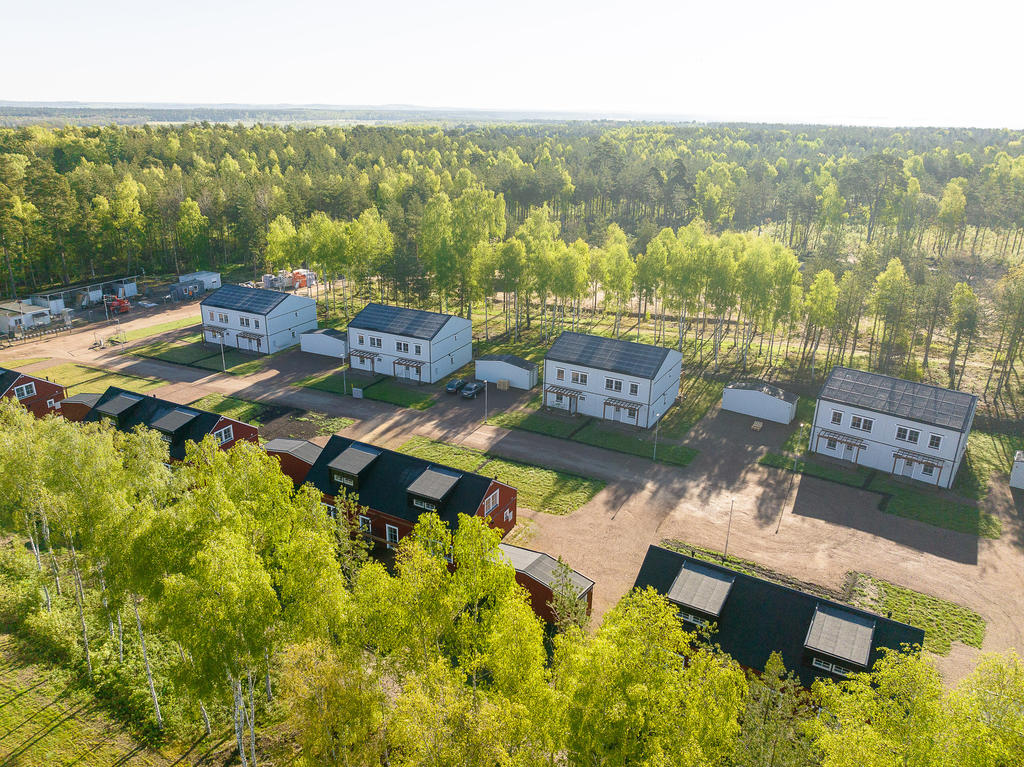 Översiktsbild Brf Talldungen i Hemmestorp etapp 1.