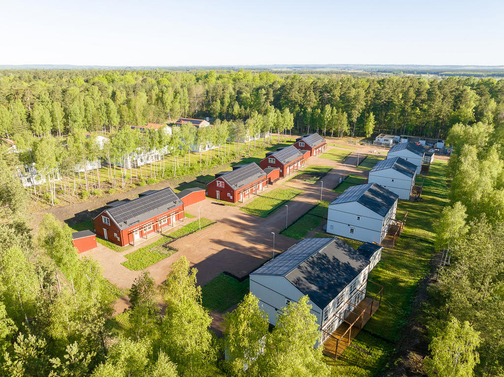 Översiktsbild Brf Talldungen i Hemmestorp etapp 1.