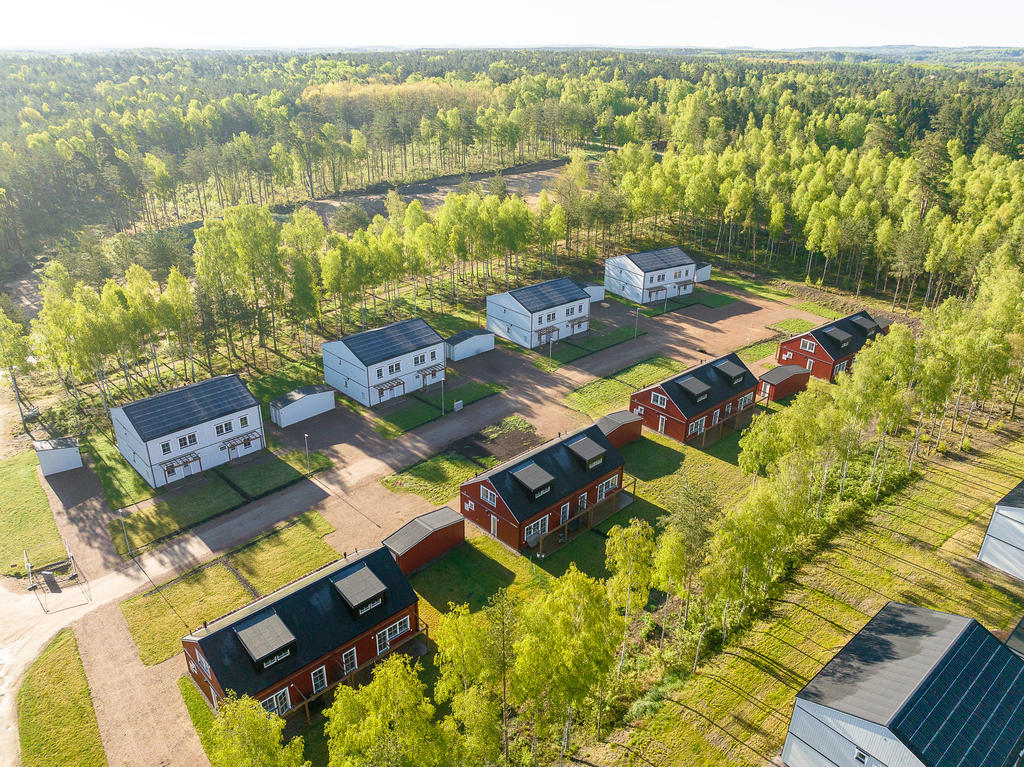 Översiktsbild Brf Talldungen i Hemmestorp etapp 1.