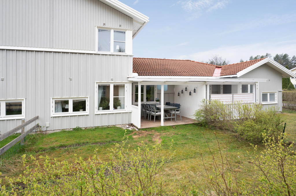Baksidan av radhuset
