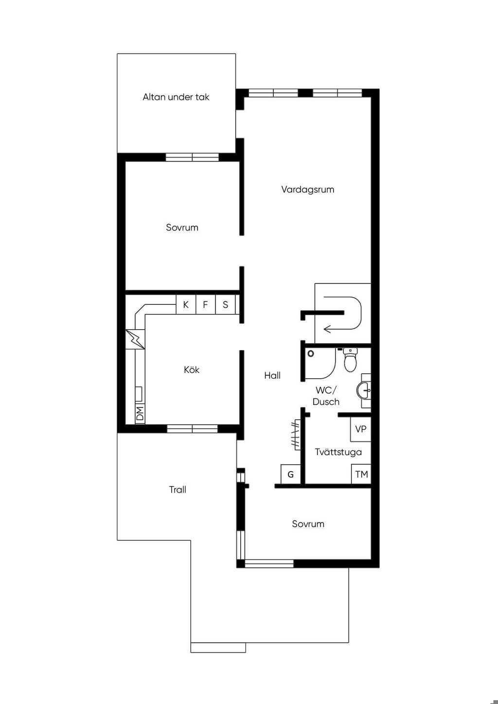 Planlösning entréplan