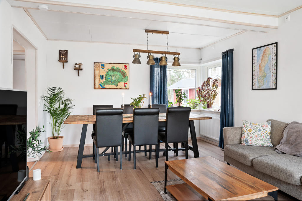 Matplats i samband med vardagsrummet