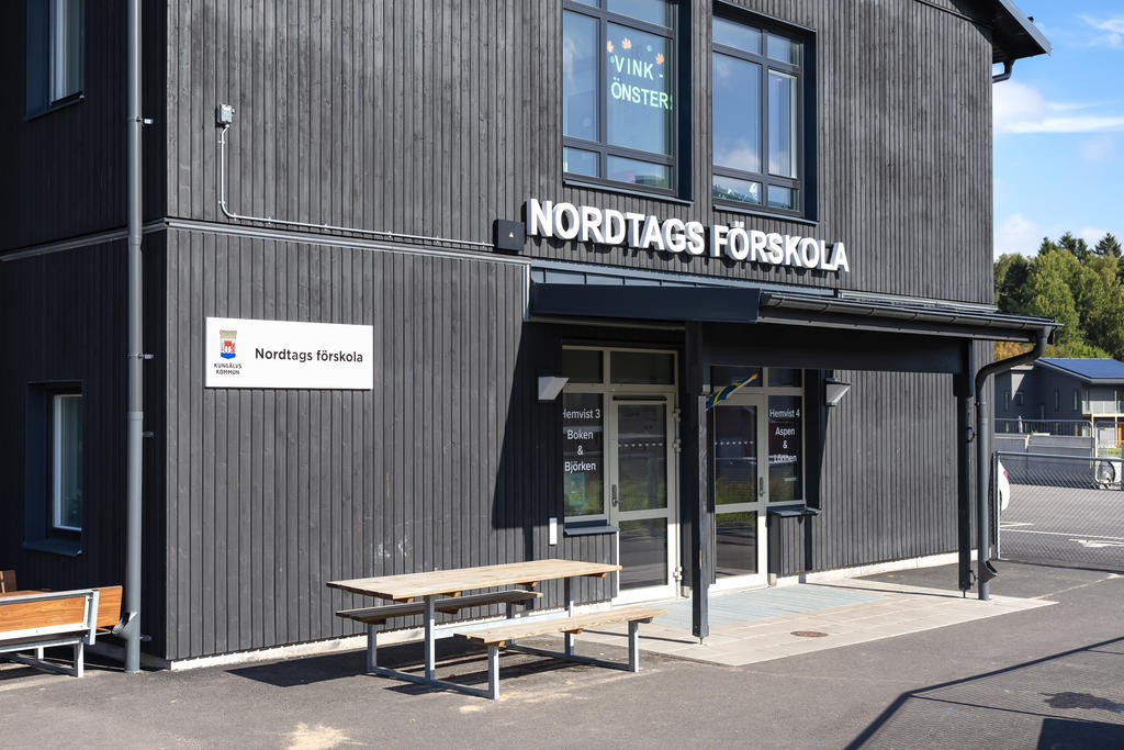 Populära Nordtags förskola ett stenkast från lägenheten.