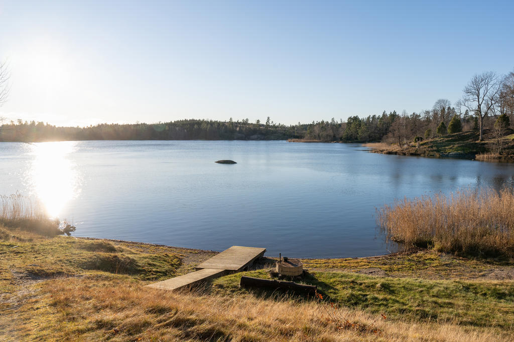 Badplats i närheten av bostaden. 