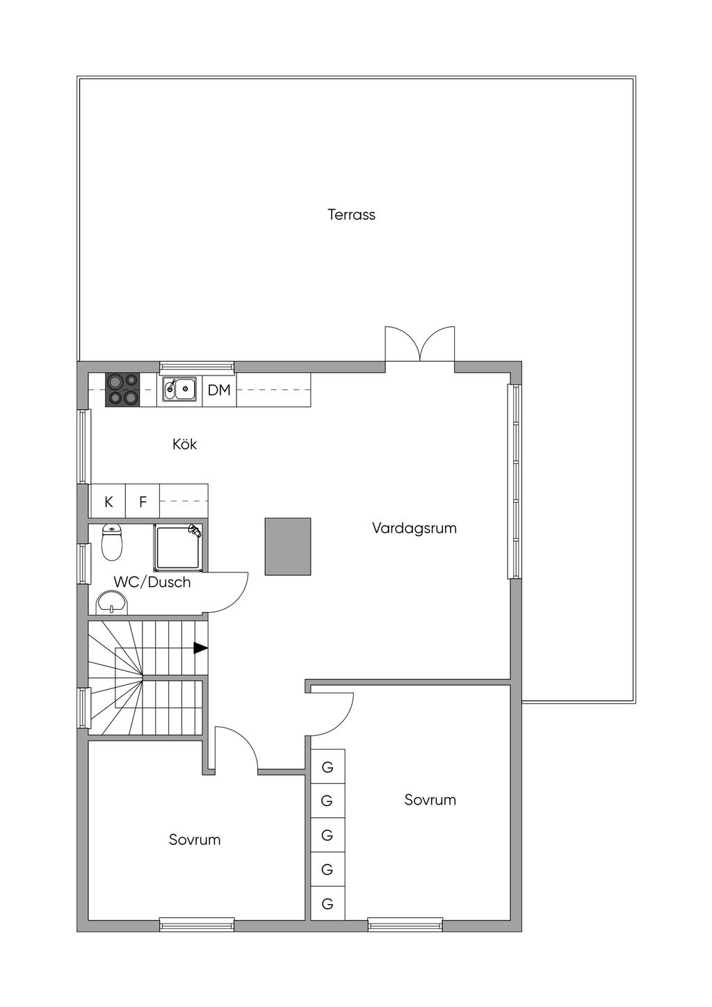 Övre plan