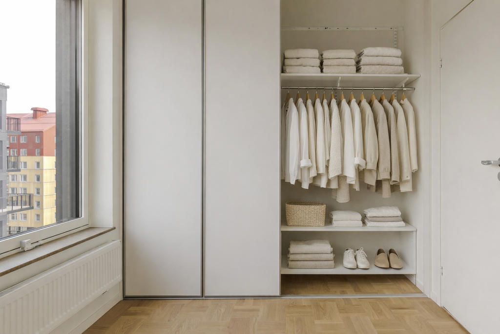 Bilden innehåller AI-genererad möblering 