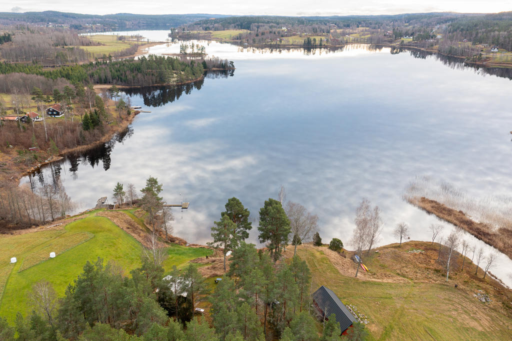 Fantastisk vy över sjön Ärtingen! 
