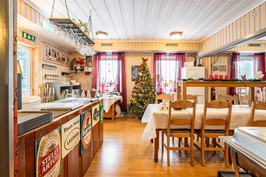 Bardisken i restaurangen