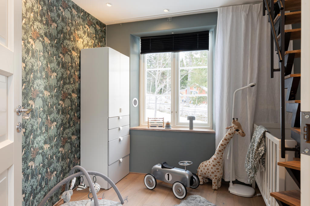 Sovrum med loft 