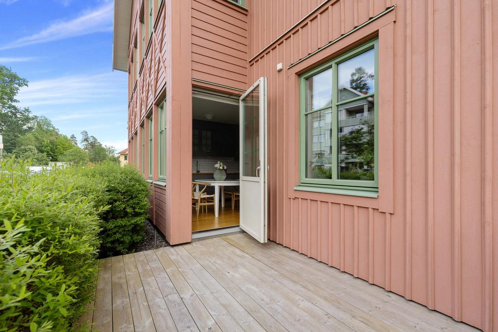 Uteplats framsidan