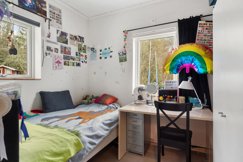 Sovrum på entréplan