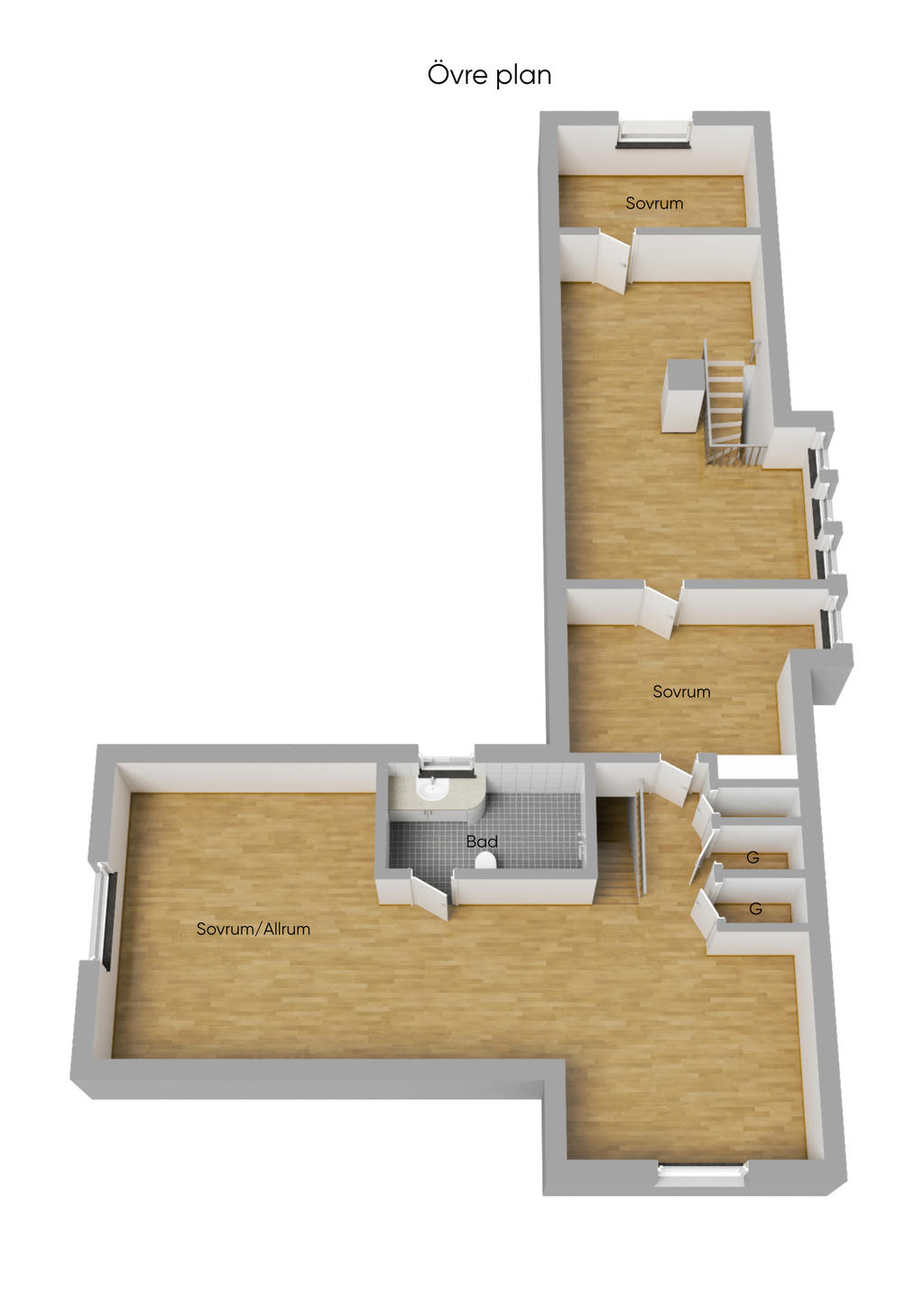 Övre plan 3D