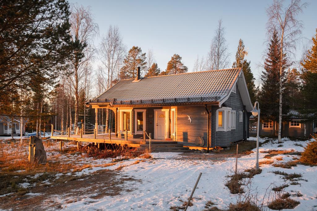 Arkitektritad stuga byggd av Tornedalshus