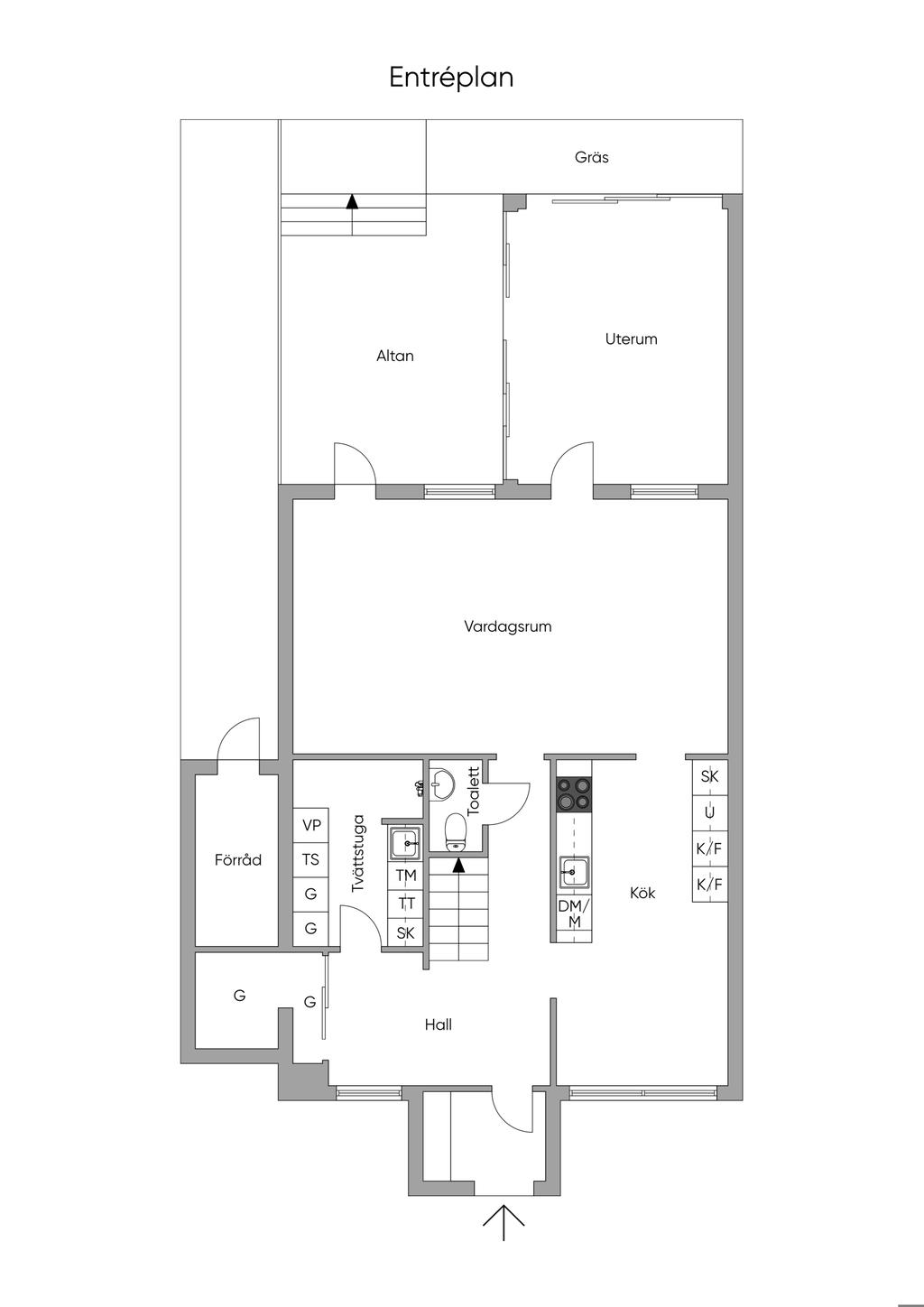 Planlösning entréplan
