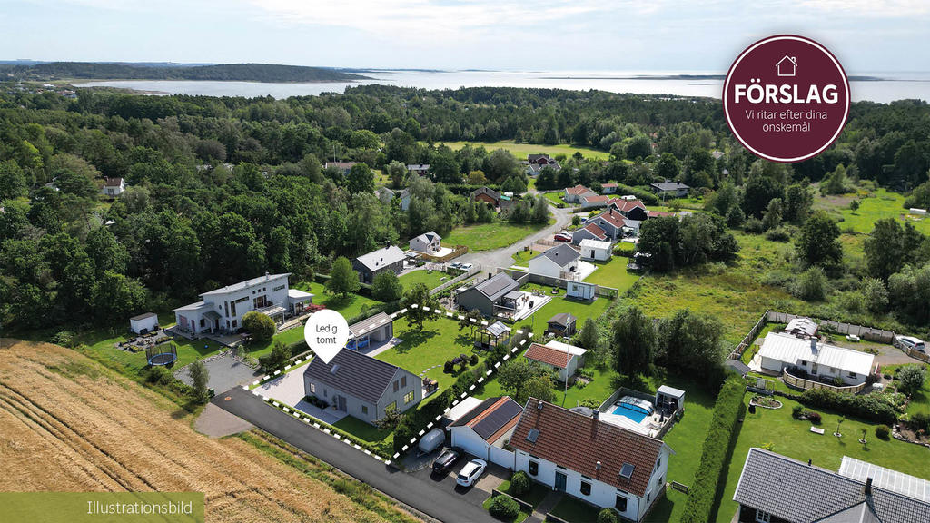 Tomten här på Båtsmasstigen 6 är perfekt för dig som vill bo nära havet!