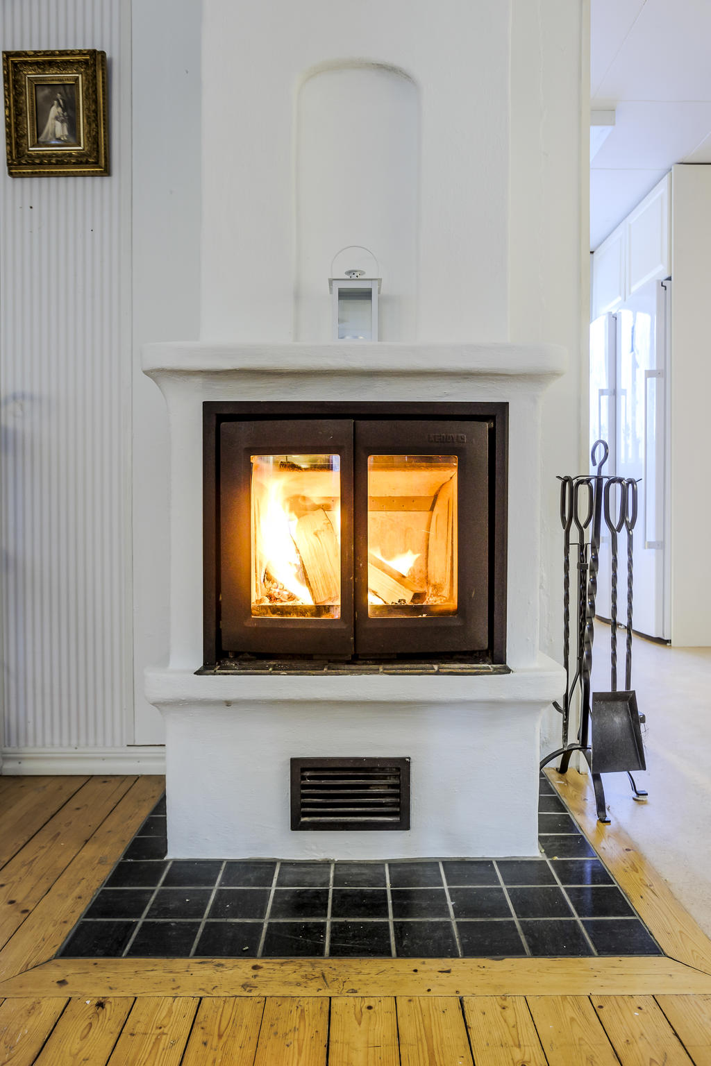 Kamin i allrum