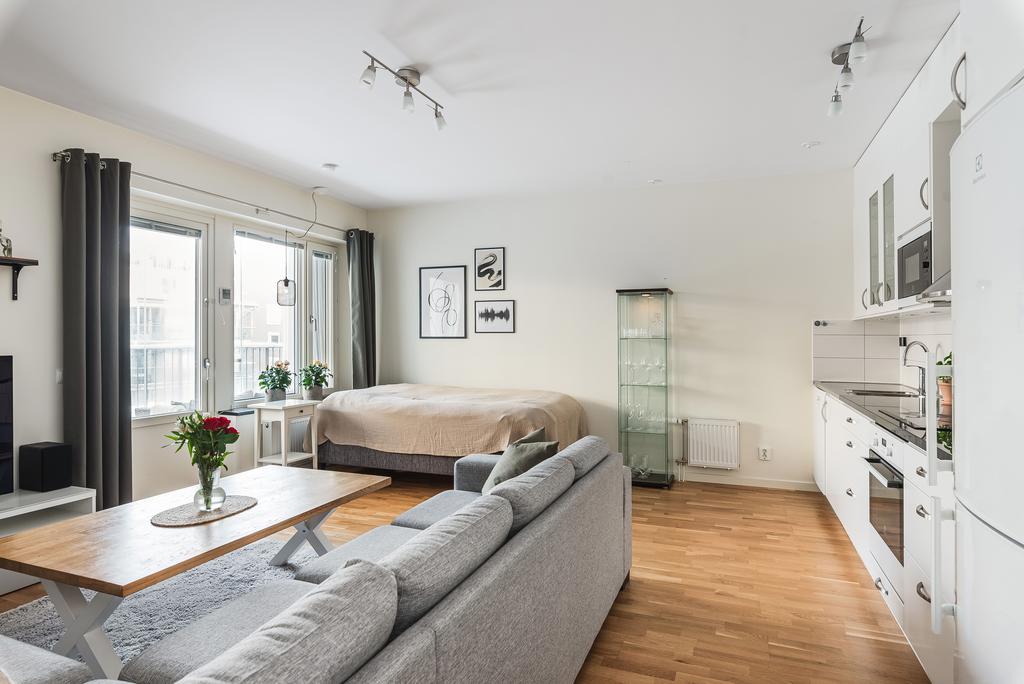 Ljus bostad med öppen planlösning