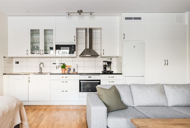 Kvalitativt kök i vitt