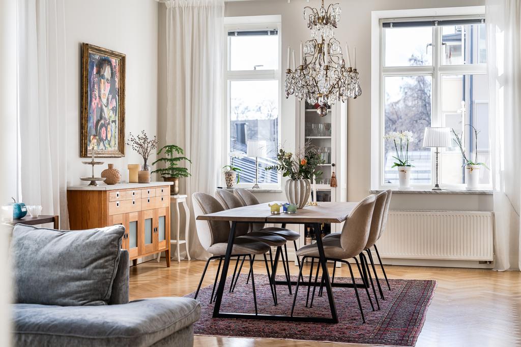 Vacker plats för matsalsbord