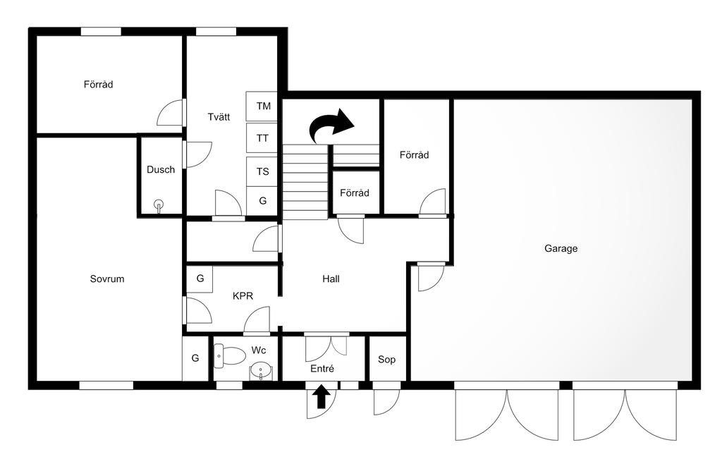 Planlösning entréplan