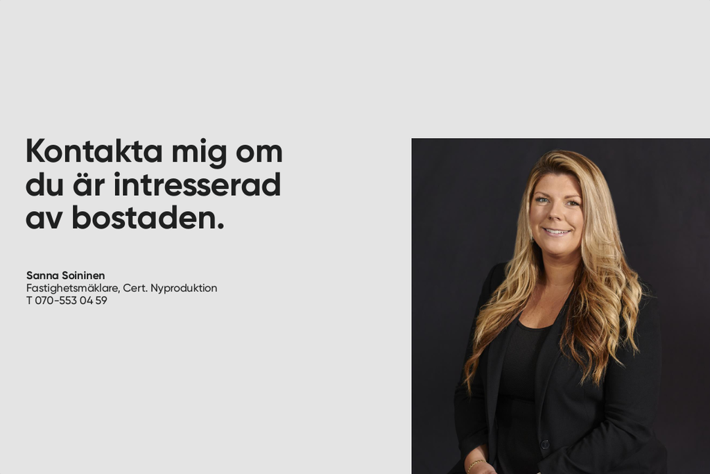 Mäklare: Sanna Soininen