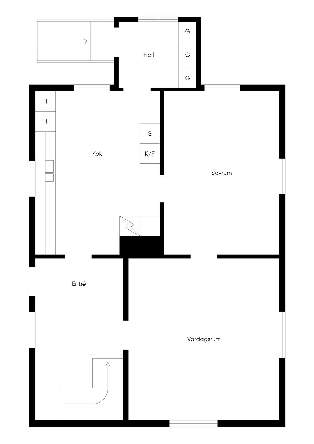 Planritning bottenplan, 