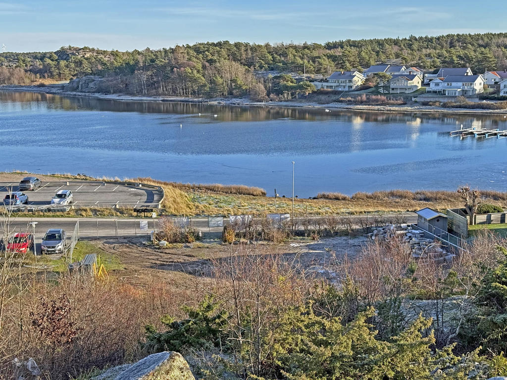 Vacker vy från tomten.