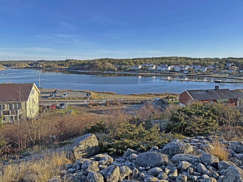 Läget på tomten för byggnation.