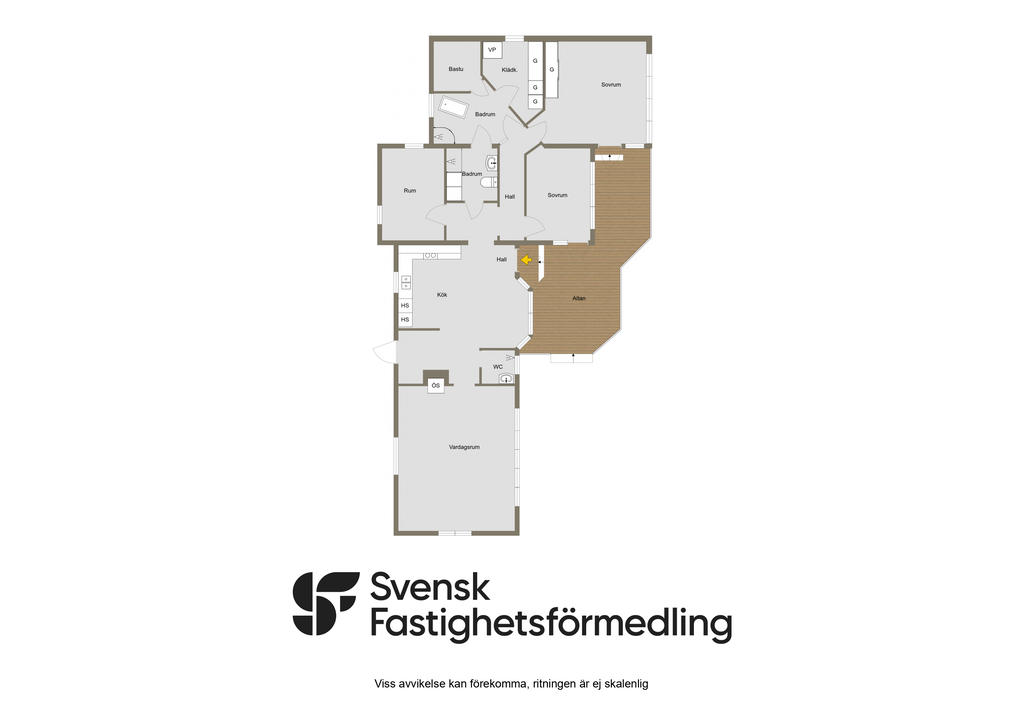 Alternativ planritning, fler sovrum