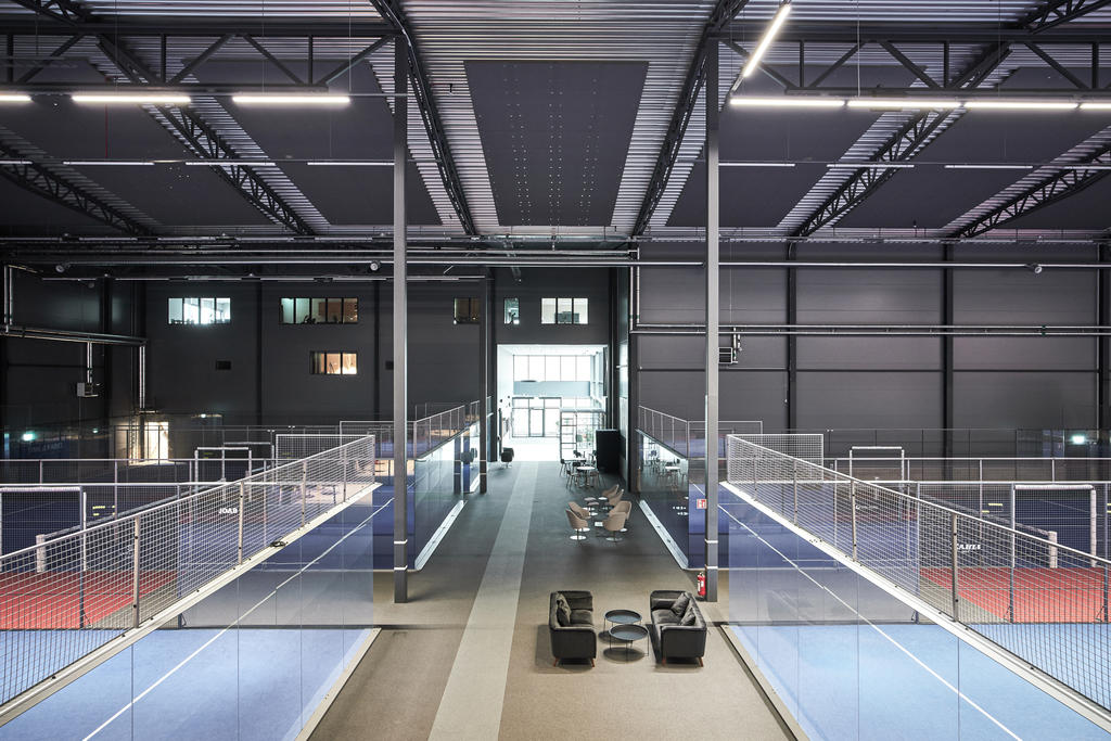 Del av den stora hallen där anpassning kan diskuteras för nya verksamhetsbehov.