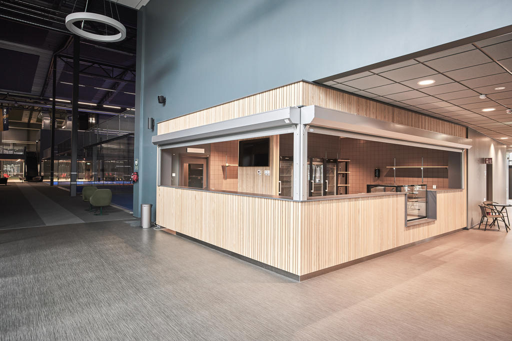 Entré/receptionsyta idag.