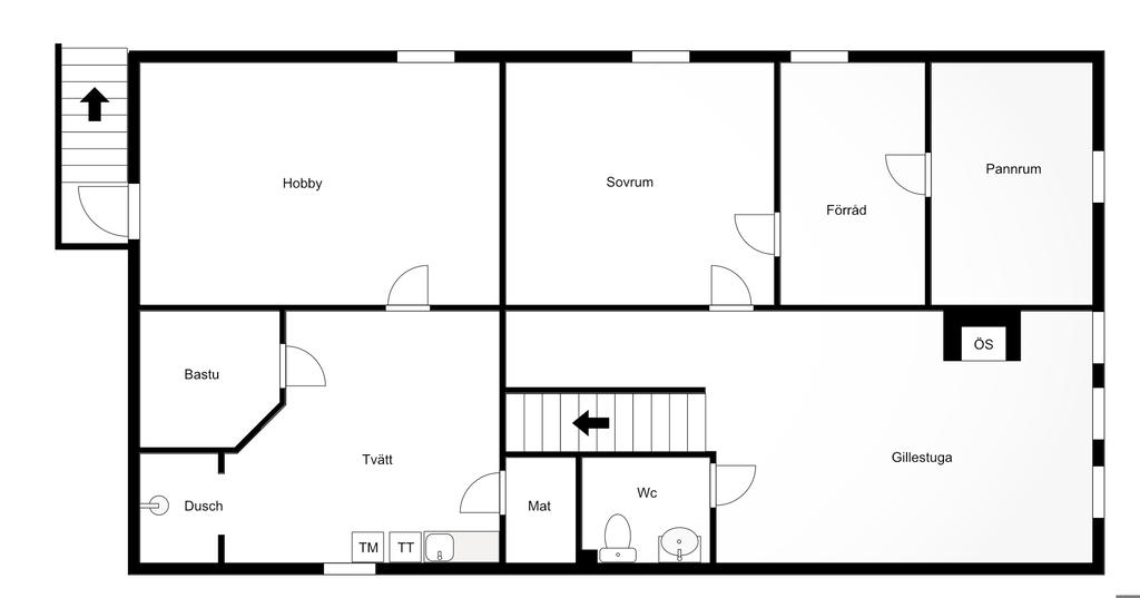 Källarplan planlösning