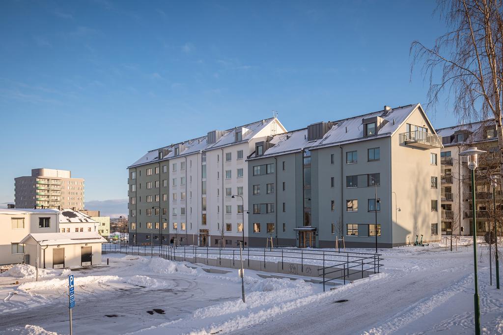 Området genomgår en omvandling och blir nu en modern  blandad stadsdel