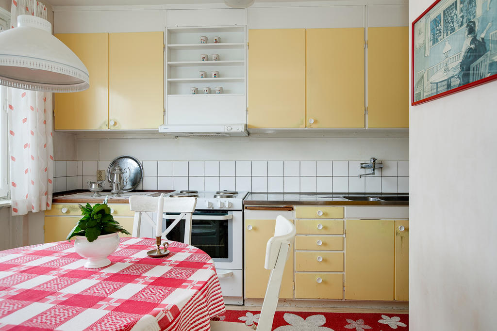 Kök med matplats